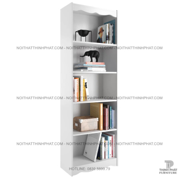 Kệ Đựng Sách 5 Tầng Màu Trắng Thiết Kế Đơn Giản Gọn Đẹp Cho...