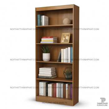 Kệ Sách 5 Tầng Gỗ Công Nghiệp Thiết Kế Đơn Giản Tối Ưu Không Gian...